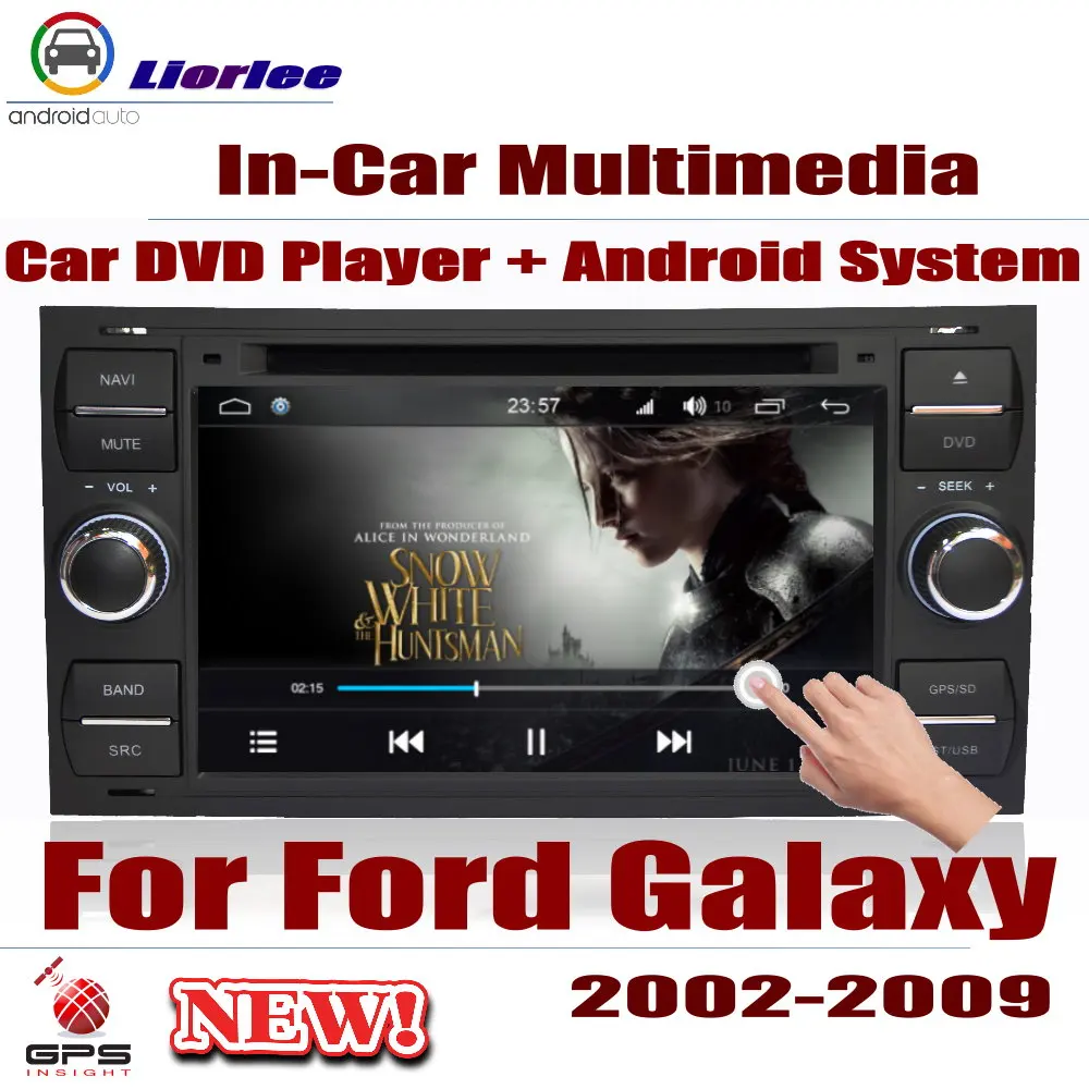 Для Ford Galaxy 2002~ 2009 Автомобильный Android плеер DVD gps навигационная система HD экран Радио Стерео интегрированный мультимедиа