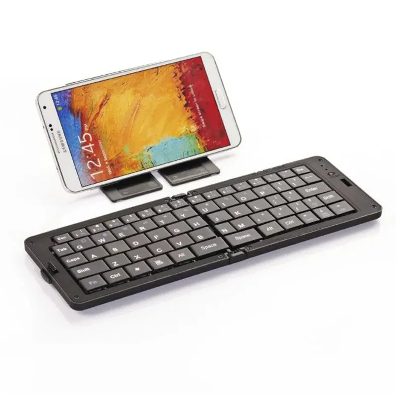 

basix keyboard Foldable Ultra thin Mini Wireless Bluetooth Keyboard portable 68keys keypad For Windows Android iOS iphone