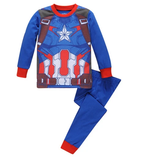 Белье для детей от 2 до 7 лет, Детская Хлопковая пижама с человеком-пауком, одежда для сна, Пижамный комплект для маленьких детей, комплект одежды для маленьких мальчиков с человеком-пауком - Цвет: style 10