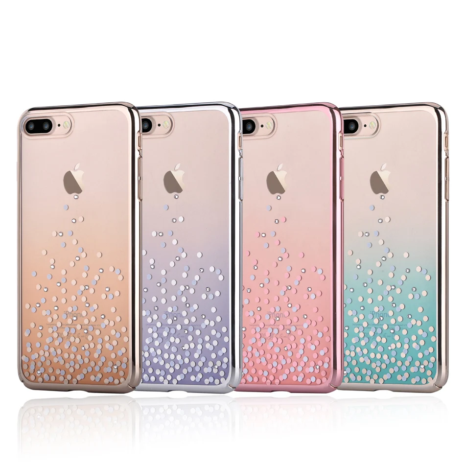 imágenes para Original Coma Unique Polka Swarovski Elemento de Protección de 360 Grados Ultra Ligero Ultrafino Funda protectora para iPhone 7/7 Plus imágenes para Original Coma Unique Polka Swarovski Elemento de Protección de 360 Grados Ultra Ligero Ultrafino Funda protectora para iPhone 7/7 Plus