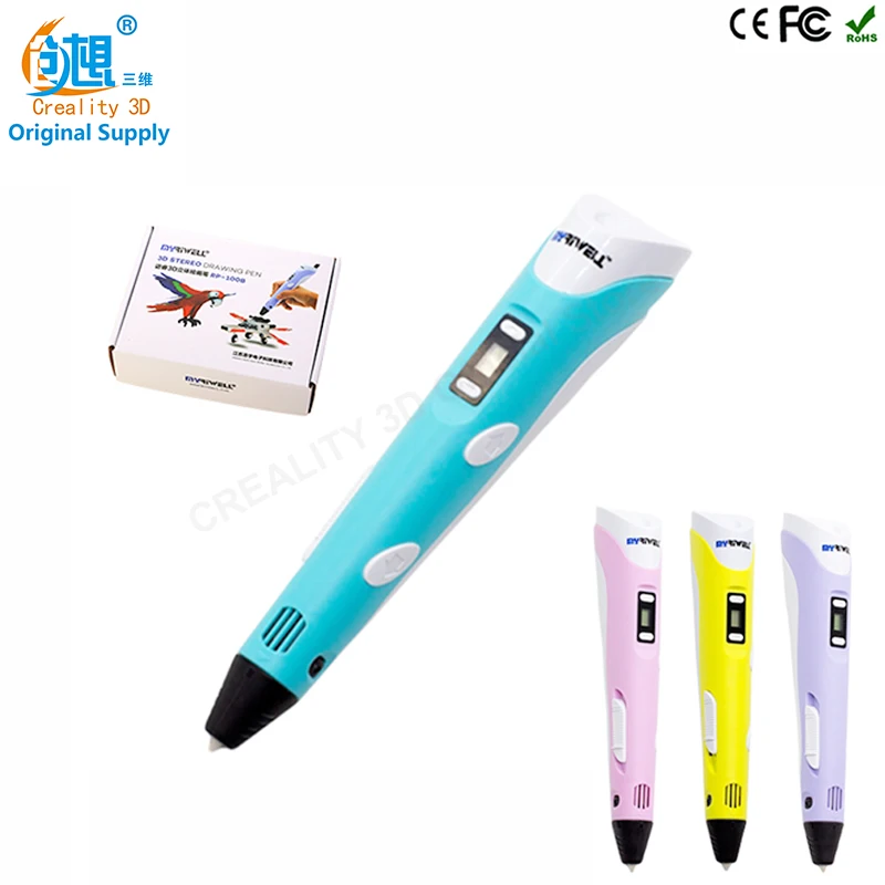 CREALITY 3D Printing Pen 1.75mm ABS/PLA 3D Pen 4 Colors Available for Kids Drawing with 10 Meters 3D Printer Filament as gift CREALITY 3D Printing Pen 1.75mm ABS/PLA 3D Pen 4 Colors Available for Kids Drawing with 10 Meters 3D Printer Filament as gift