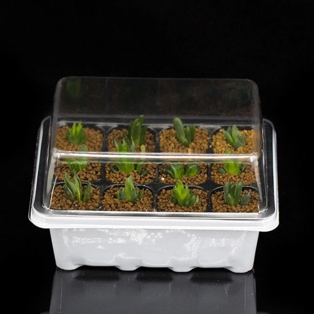 

Nursery Pots Cells Nursery Pot Planting Seed Tray Kit Plant Germination Box With Lid Garden Grow Box