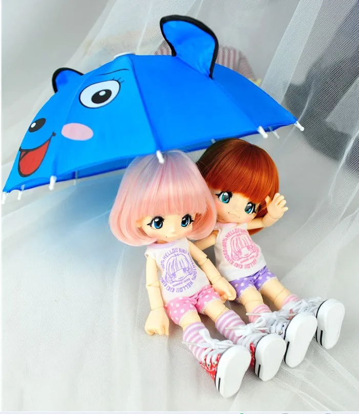 

BJD doll photo props Animal Umbrella suit for YOSD MSD SD Blyth dolls 3 colors available