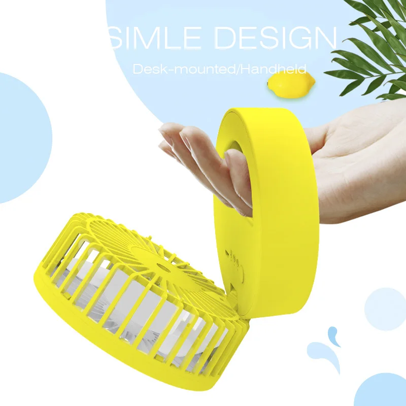 2018 Summer Portable Rechargeable Led Light Fan Air Cooler Mini