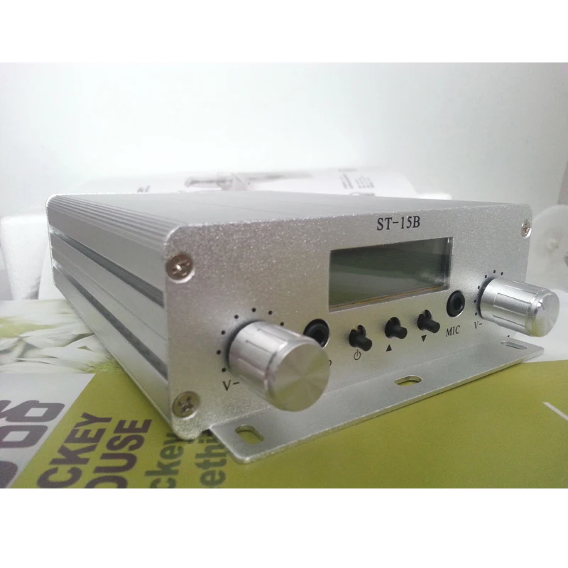 FM трансмиттер 15 вт с блоком питания 87MHz 108MHz 100khz|broadcast transmitter|15w fm transmitterfm transmitter 15w |