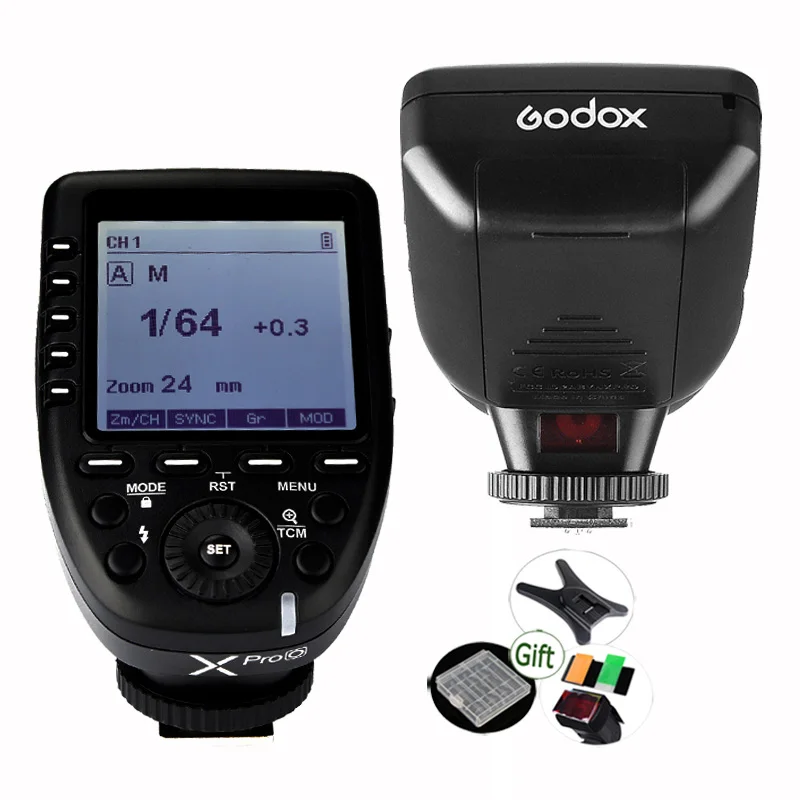 Триггер вспышки Godox XPro-O TTL ЖК-передатчик 1/8000S HSS с 2 4G беспроводной системой X для