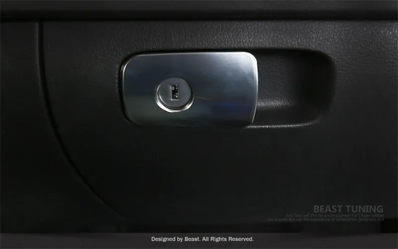 Car auto accessories glove box switch decorative sticker cover trim For VW Volkswagen Tiguan 2010 2011 2012 2013 2014 2015 1pc  (6)
