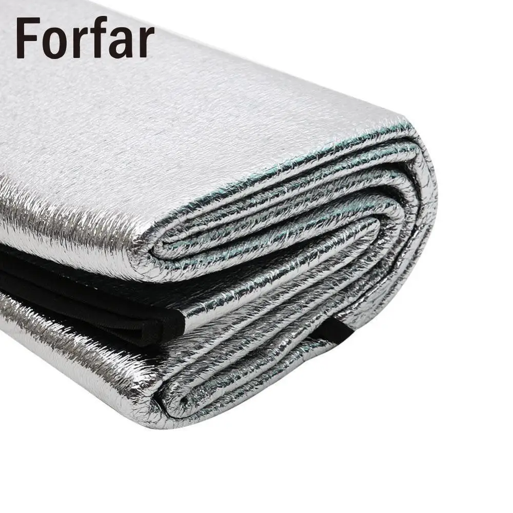 Forfar التخييم حصيرة قابلة للطي النوم فراش حصيرة سادة للماء الألومنيوم احباط eva في نزهة حصيرة