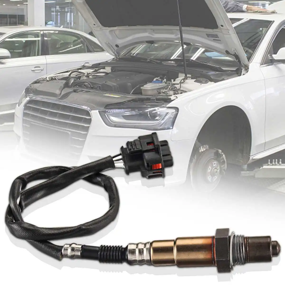 

50cm 4 Wires Lambda O2 Air Fuel Ratio Oxygen Sensor 55555625 For Vauxhall Opel Corsa C D 1.0 1.2 1.4 2006-2016 Front Rear