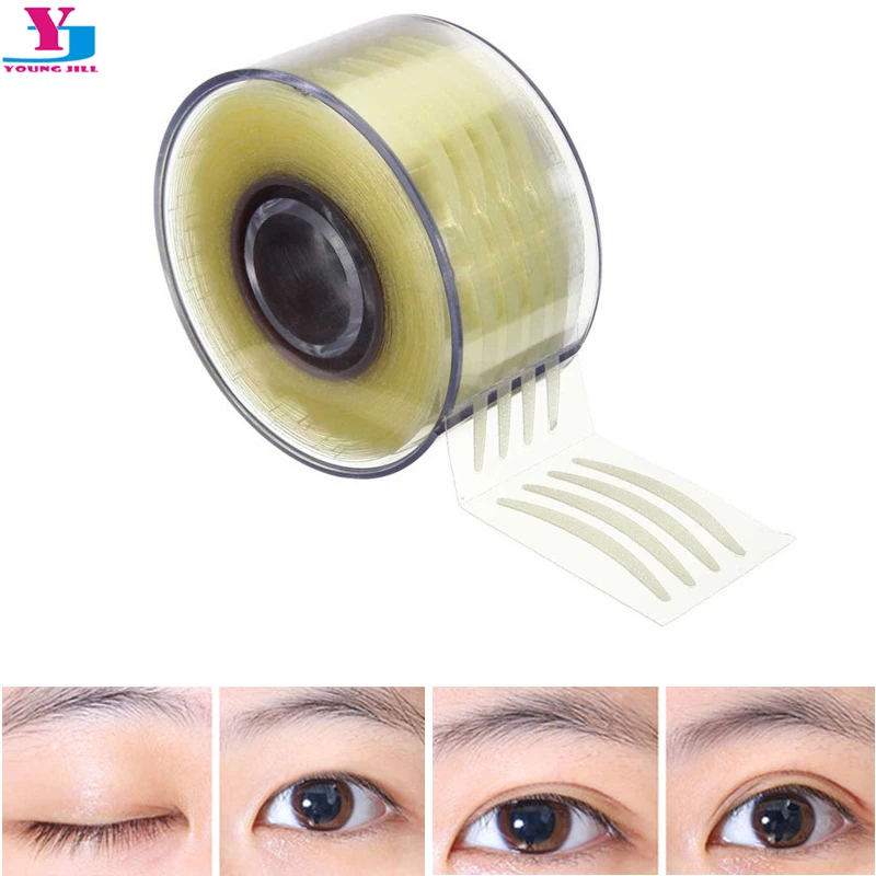 

New 300Pairs Double Eyelid Sticker Tape Skin/Mesh Stealth Tape Eye Paste Slim Adhesive Invisibility Makeup Beauty Make Up Tools