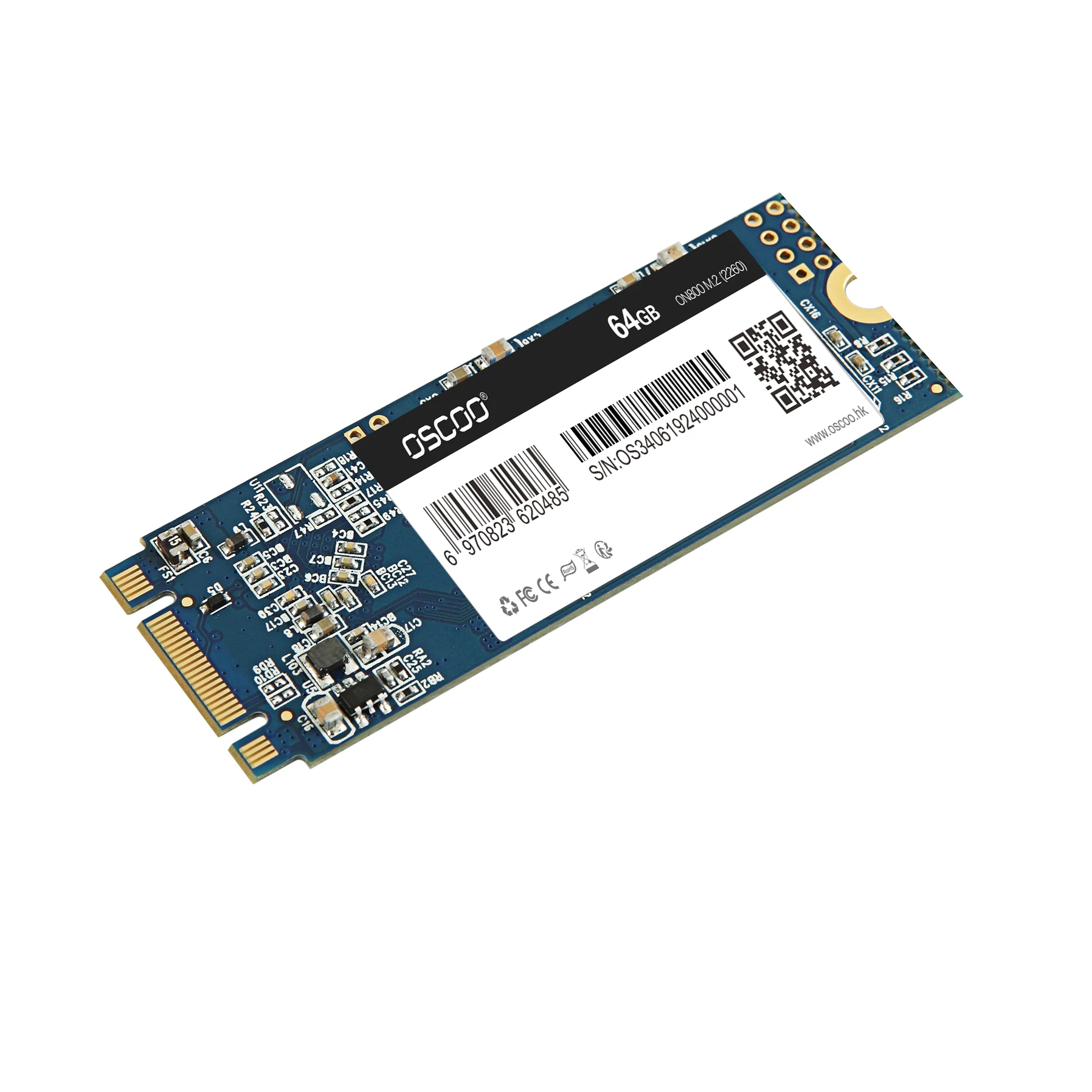 Оптовая продажа 10 шт./лот OSCOO M.2 SSD M2 2260 MLC 64 Гб 128 ГБ 256 NGFF SATA Внутренний диск