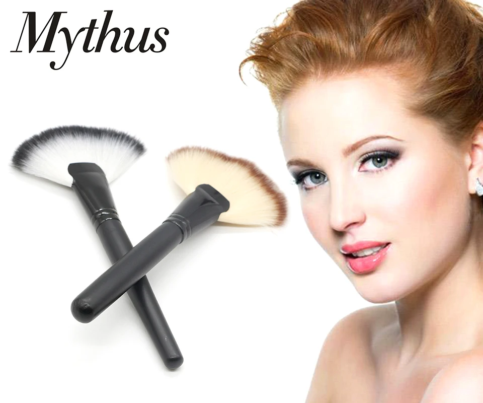 

Large Fan Highlighter Powder Brush Single Piece Makeup Foundation Blush Blusher Brushes Beauty Tools Dust Cleaner