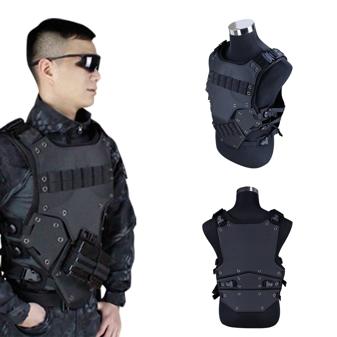 Модульный военный жилет WarGame Item Js 6094 для улицы страйкбола облегченная модульная