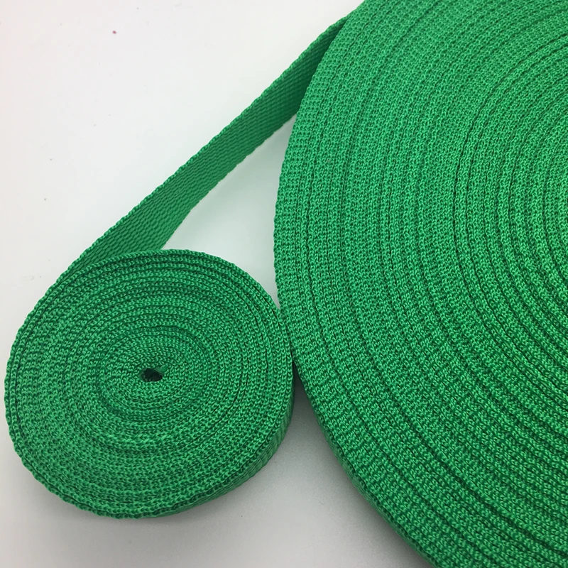 Buy 10Yards 25mm 30mm 38mm wide Green Strap Nylon