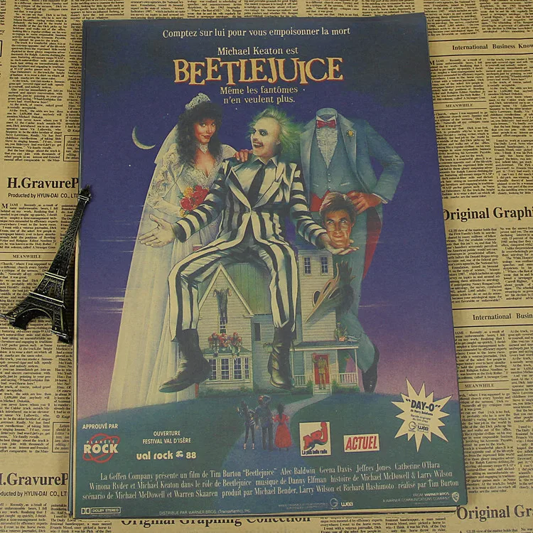

Tim Burton Corpse Bride Vintage Movie Poster Wall Paper Home Decor Cudros Art Painting Mix Order 42x30CM