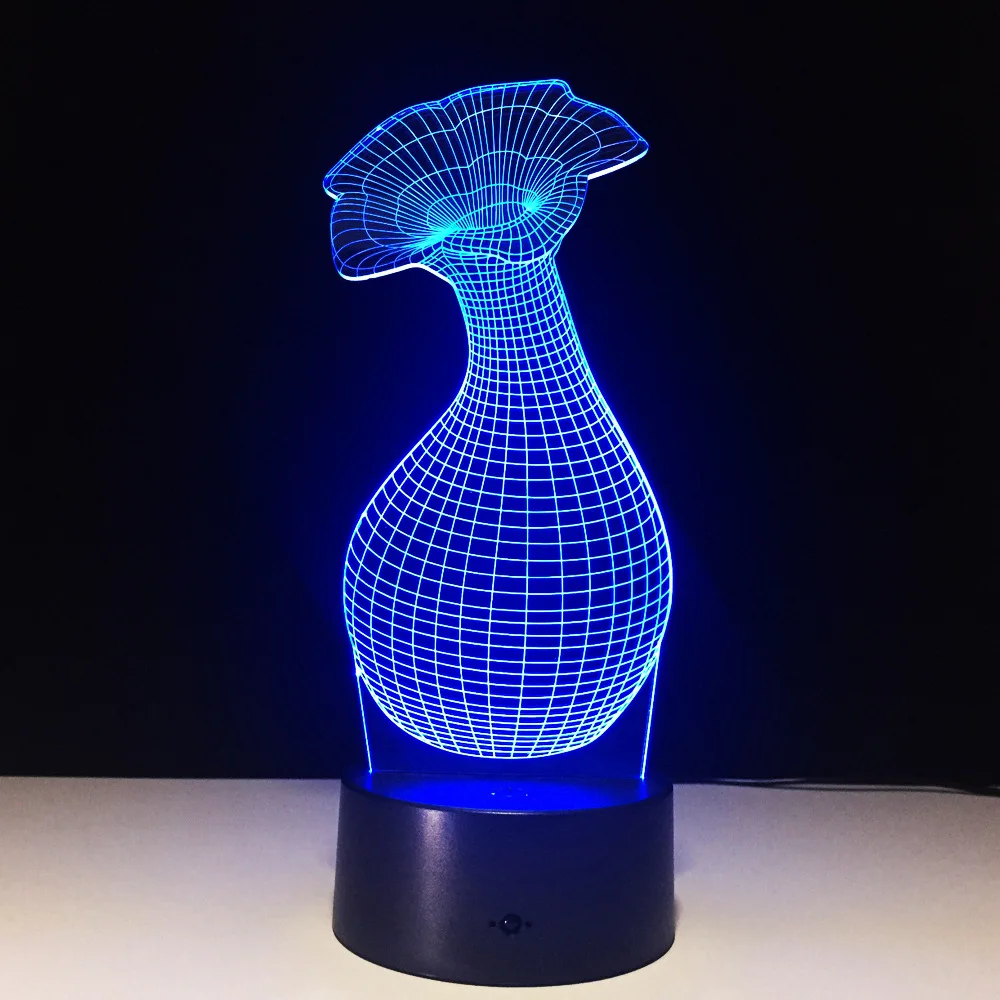 

Flower Table Lamps 3d Led Usb Led Lamp Night Lights Power Bank Wireless Wall Lamp Light Bedroom Led Night Light