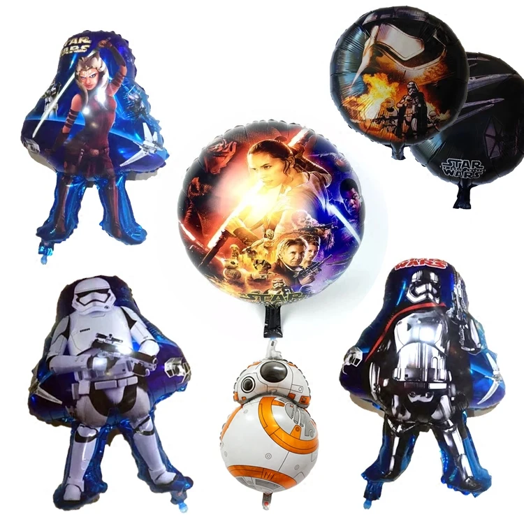 Star Wars Balloons The Force Awakens globos star wars lightsaber foil