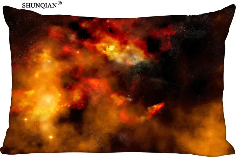 

New Galaxy Pillow Case Custom Wedding Pillowcase Cover Cases Gift Zippered Rectangle Pillow Case