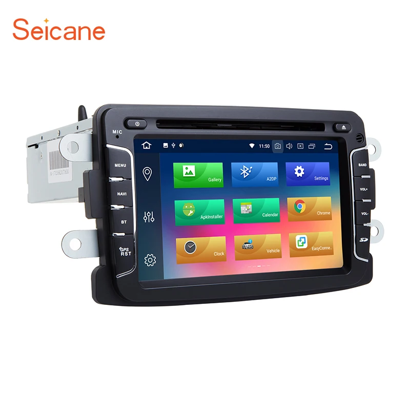 Seicane Android 8,0 7 "стерео радио для Renault Duster Dacia 2010 2012 2014 2013 один Din gps навигации мультимедийный плеер