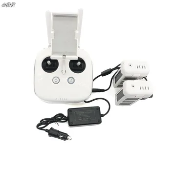 

3 in 1 Double battery car charger remote control charging outdoor charge for DJI Phantom 3 Drone Professional Advanced