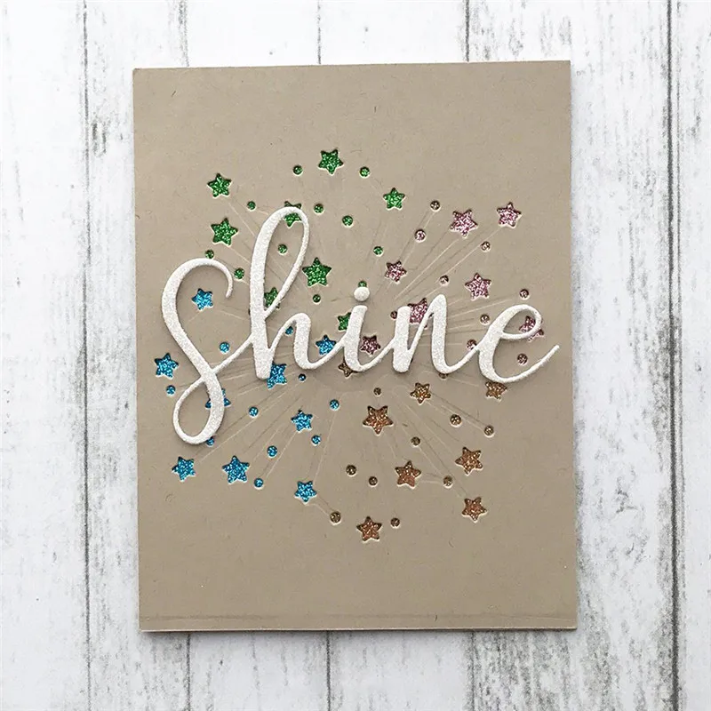 

DiyArts Starlight Metal Cutting Dies Christmas New for Scrapbooking Card Making Embossing Crafts Die cut Craft Cutting Dies