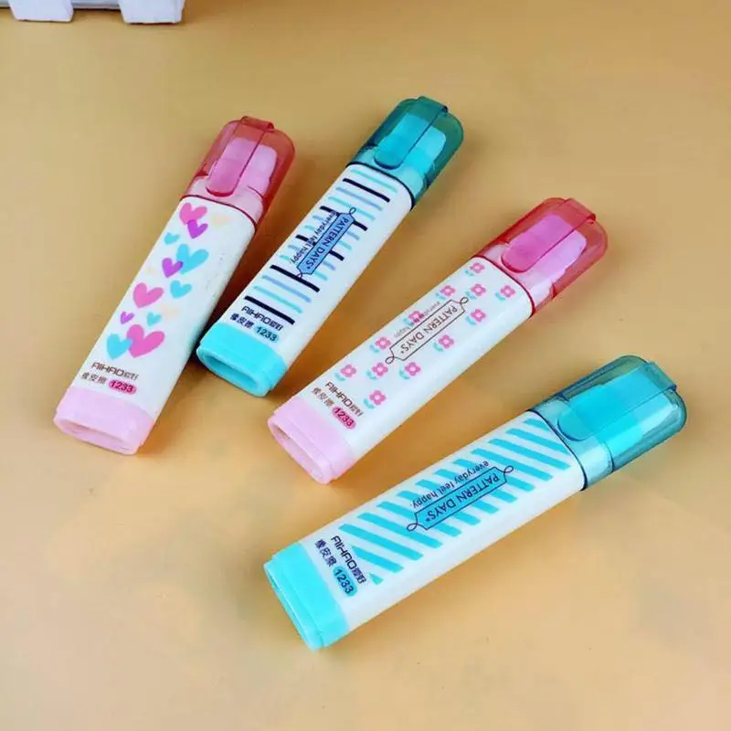 Школьные принадлежности для детей Симпатичные Ruber Сменные Новый ластик 3 слоя