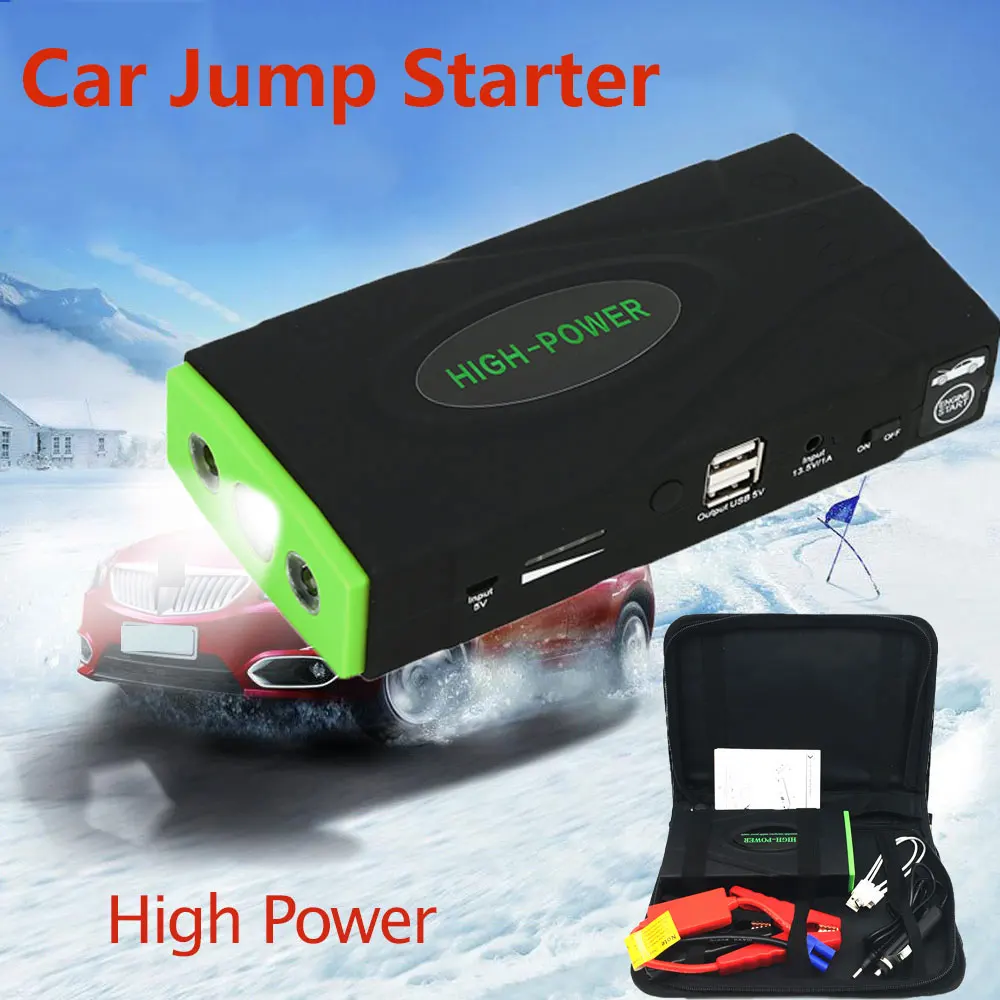 

Emergency 12V High Power Car Jump Starter Multi-Function Mini Portable Auto Jumper Engine Power Bank Starting Device Car Booster