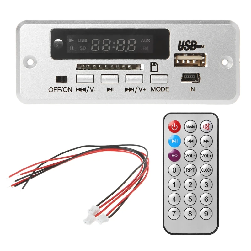 

New Wireless MP3 Player Decoder Board Audio Module USB Radio With Remote Control