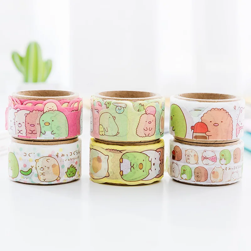 Love Sumikko Gurashi декоративная васи лента наклейка сделай сам скрапбукинг маскирующая