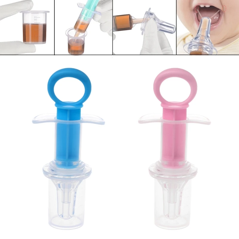 

Needle style Baby Medicine Feeder Infant Dosing Device Medical Feeding Squeezing Spoon Tableware Medicine Extrusion Tools