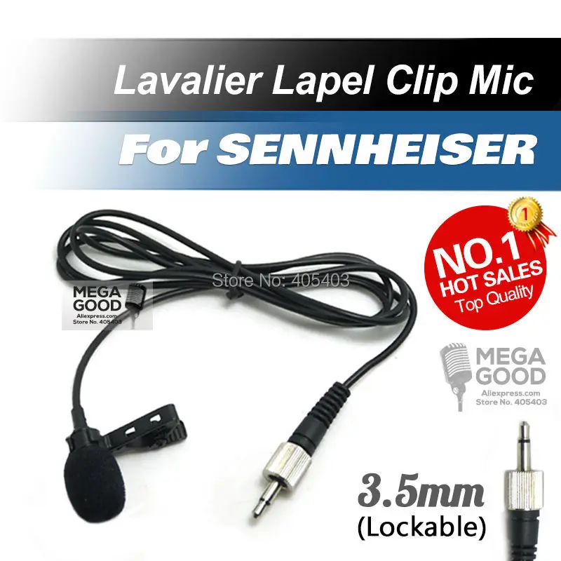 Professional Lavalier Lapel Tie Clip Cardioid Condenser Microphone For Sennheiser Wireless BodyPack Transmitter 3 5 mm