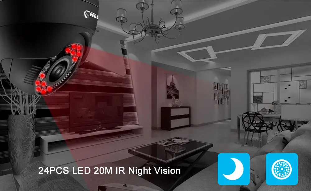 Keeepr 1.3MP HD AHD камера наблюдения инфракрасная камера 960P AHD CCTV камера безопасности крытые купольные камеры