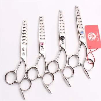 

Z2007 6'' Japan 440C Professional Hairdressing Scissors 8 Teeth Thinning Rate 50% Human Hair Thinning Scissors Salon Style Tools