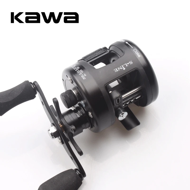 RUKE приманка K350 горизонтальный колесо для троллового лова барабан катушка