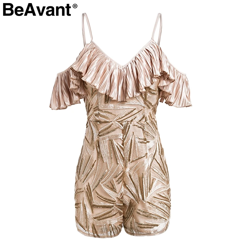 Женский Короткий комбинезон BeAvant винтажный пляжный с высокой талией и