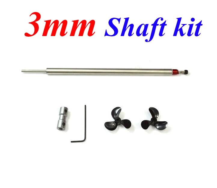 FreeShipping3mmRCBoatshaftassemblystainlesssteelshaftwith