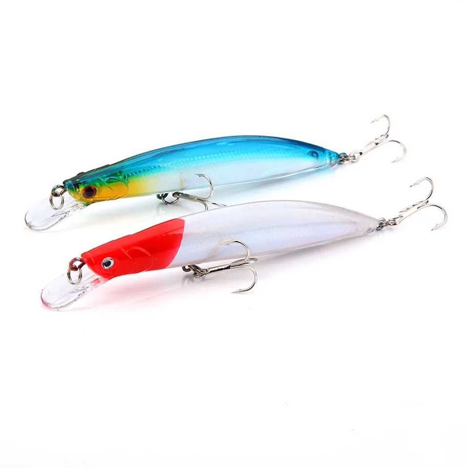 

1PCS Minnow Fishing Lure Hard Artificial Bait 3D Eyes 13cm 21.6g Wobblers Crankbait Plastic Baits Fish Pesca Fishing Tackle