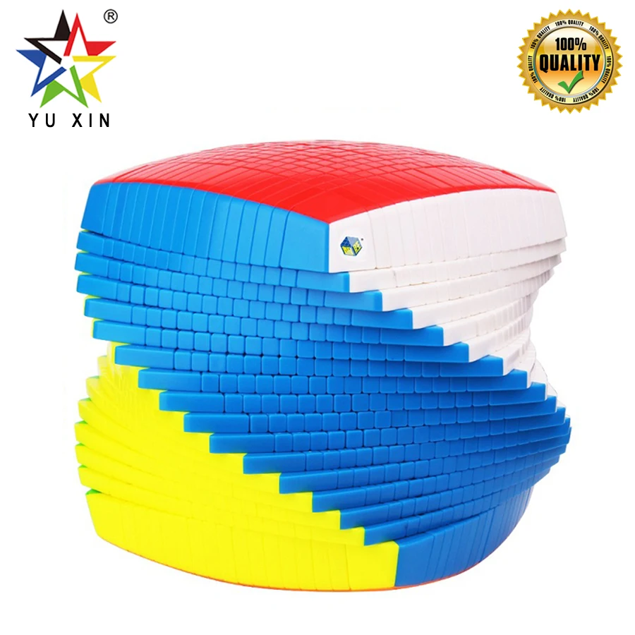 

2019 YUXIN Magic Cube Competition 180mm Puzzle Speed Cube 17x17x17 Twist Puzzle Fidget Toys For Children Speed Cubes Cubo Magico