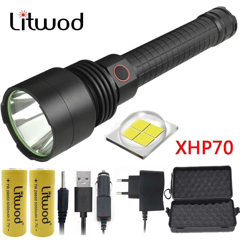 Litwod Z201512 оригинальный CREE XLamp XHP70 & XHP50 высокомощный тактический светодиодный
