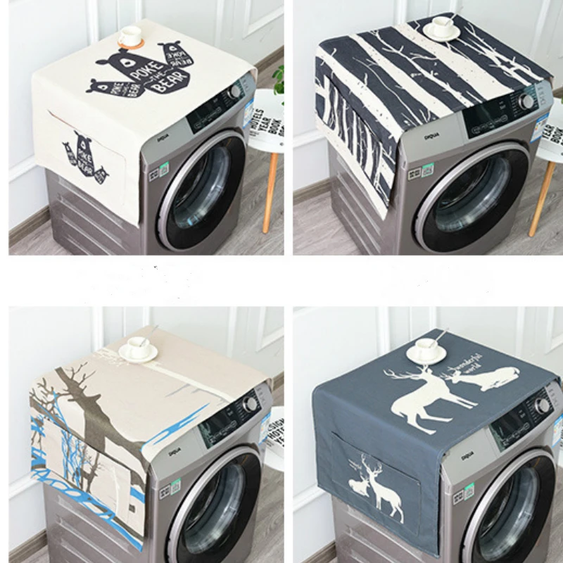 Грация белье стиральная машина крышка пылезащитный чехол для холодильника автоматическая стиральная машина Чехлы для домашней организации и хранения
