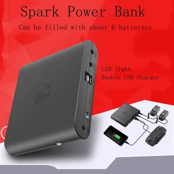 

Portable multi-function Mobile Phone Power Bank Remote Control Battery Charger For DJI Spark Outdoor Using Charging Treasure