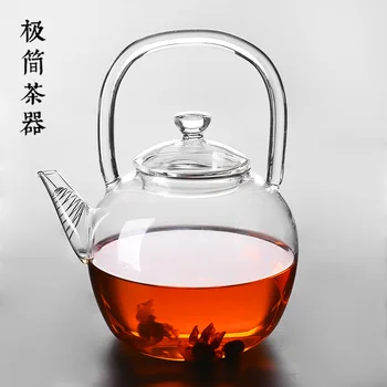 

Glass teapot electric pottery stove special kettle large lifting beam pot thickened heat-resistant boiling teapot