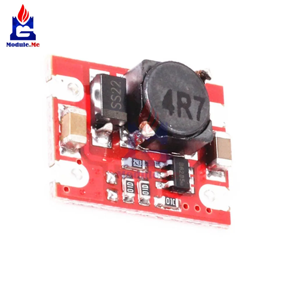 Повышающий Модуль источника питания DC-DC 2 в-5 в до 5 В плата преобразователя Напряжения 2A фиксированный выход для сухого литиевого аккумулятора