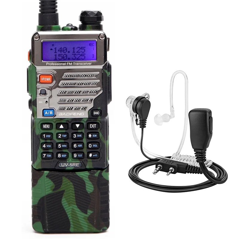 BaoFeng UV-5RE 8 Вт высокомощная портативная рация 3800 мАч 10 км УВЧ УКВ дальность пешего