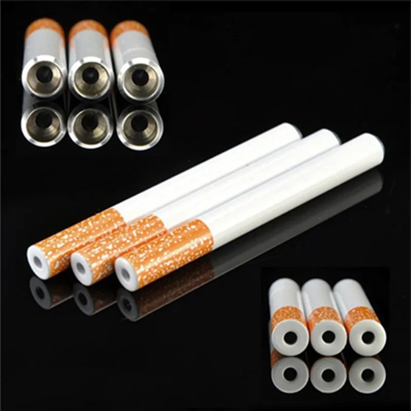 Portable Mini Tobacco Pipe Smoking Pipe Herbal Cigarette Pipes Metal