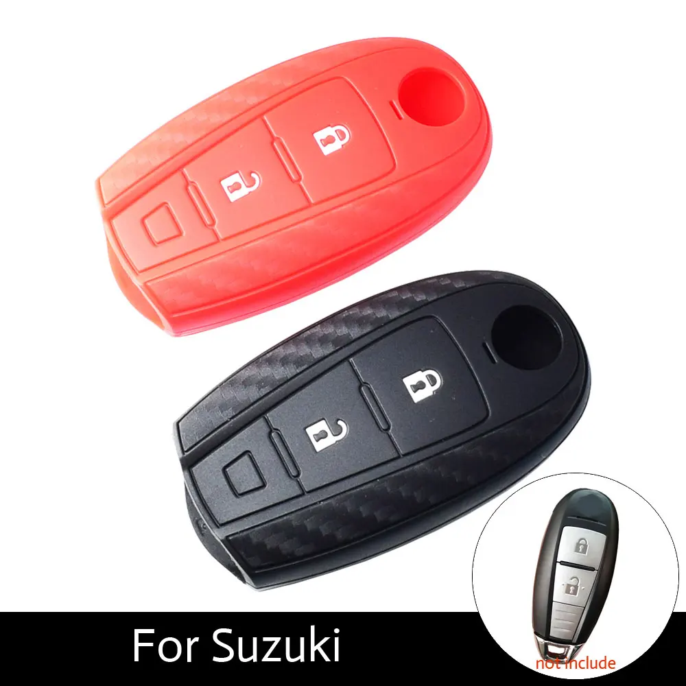 ATOBABI Silicone Car Key Protection Cover Silicone Key Case For Suzuki