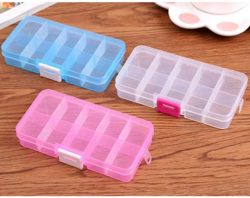 Мини портативный 10 сетки Съемная необычный, прозрачный pill box