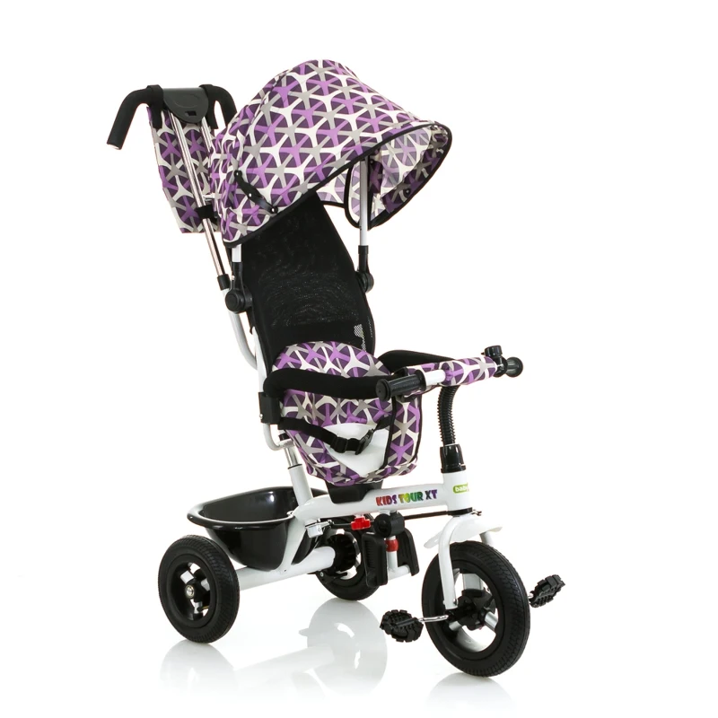 Лиловый Детский трехколесный велосипед Babyhit Kids Tour XT - Цвет: Лиловый