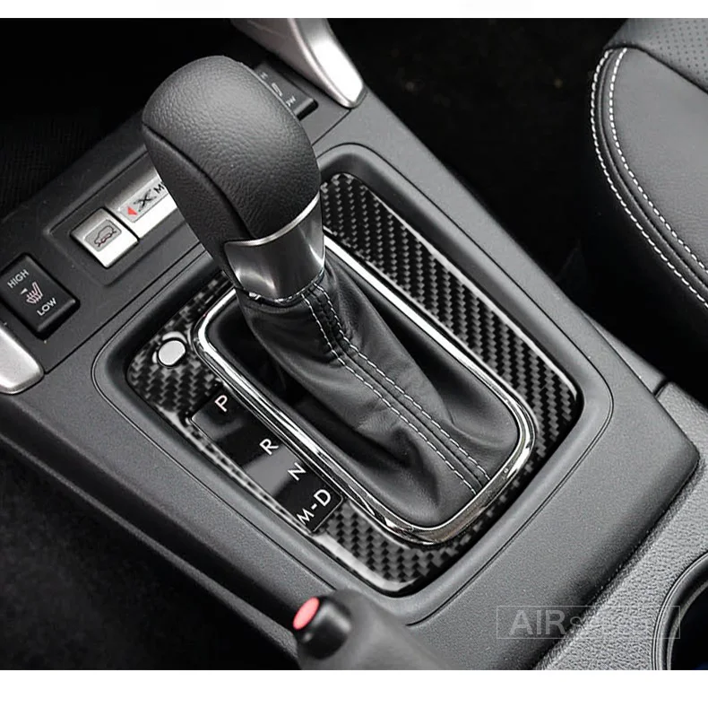 Airspeed углеродное волокно для Subaru Forester 2013- аксессуары LHD Автомобильная панельная Накладка для коробки передач наклейка внутренняя отделка автомобиля Стайлинг