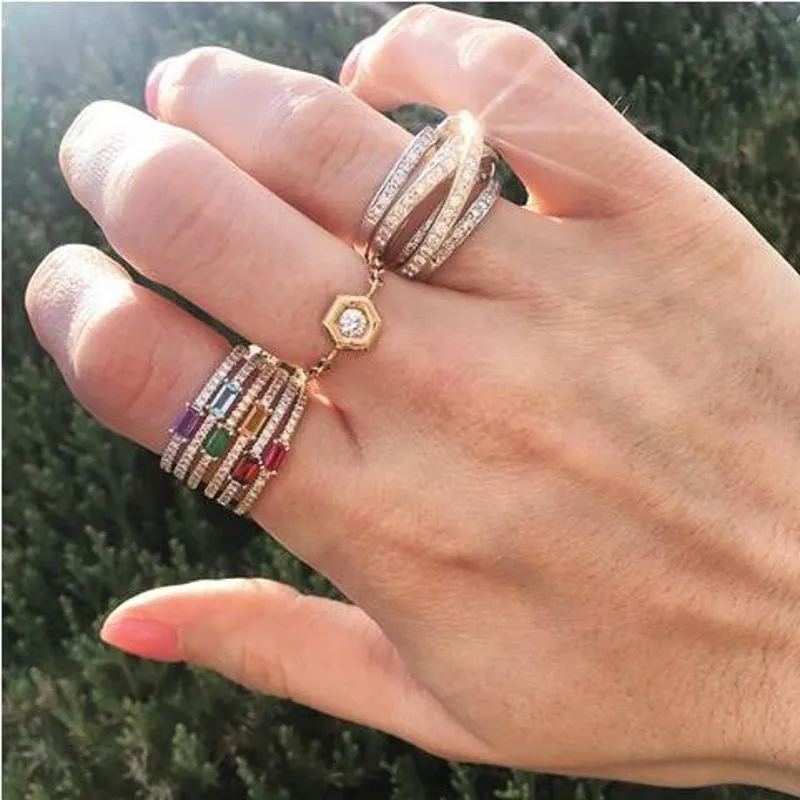 

Simple Summer ring 925 Sterling silver AAAAA cz Statement Party Wedding Band Rings for women Bridal Fashion Finger Jewelry